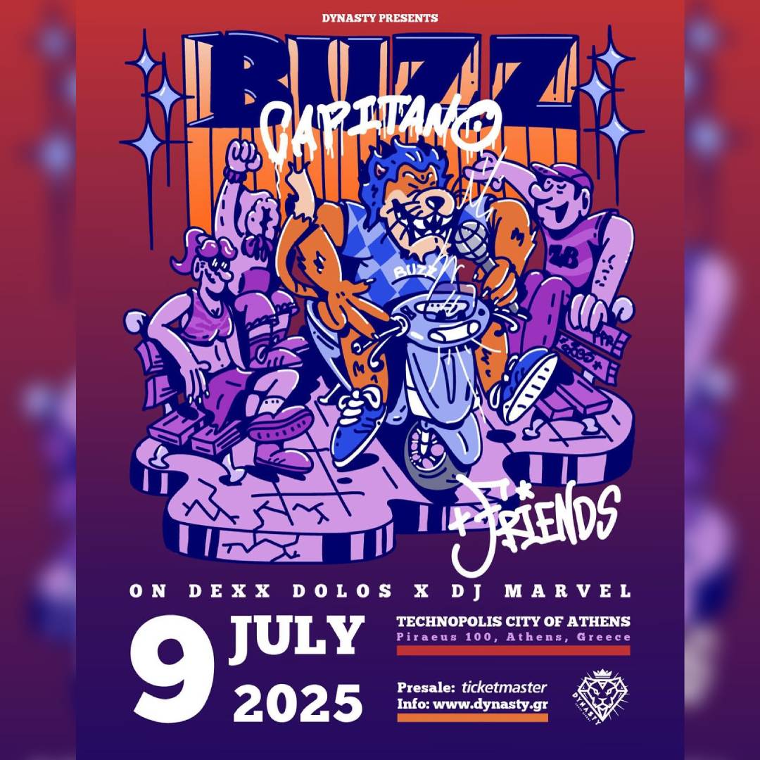 BUZZ CAPITANO LIVE ΣΤΗΝ ΑΘΗΝΑ
