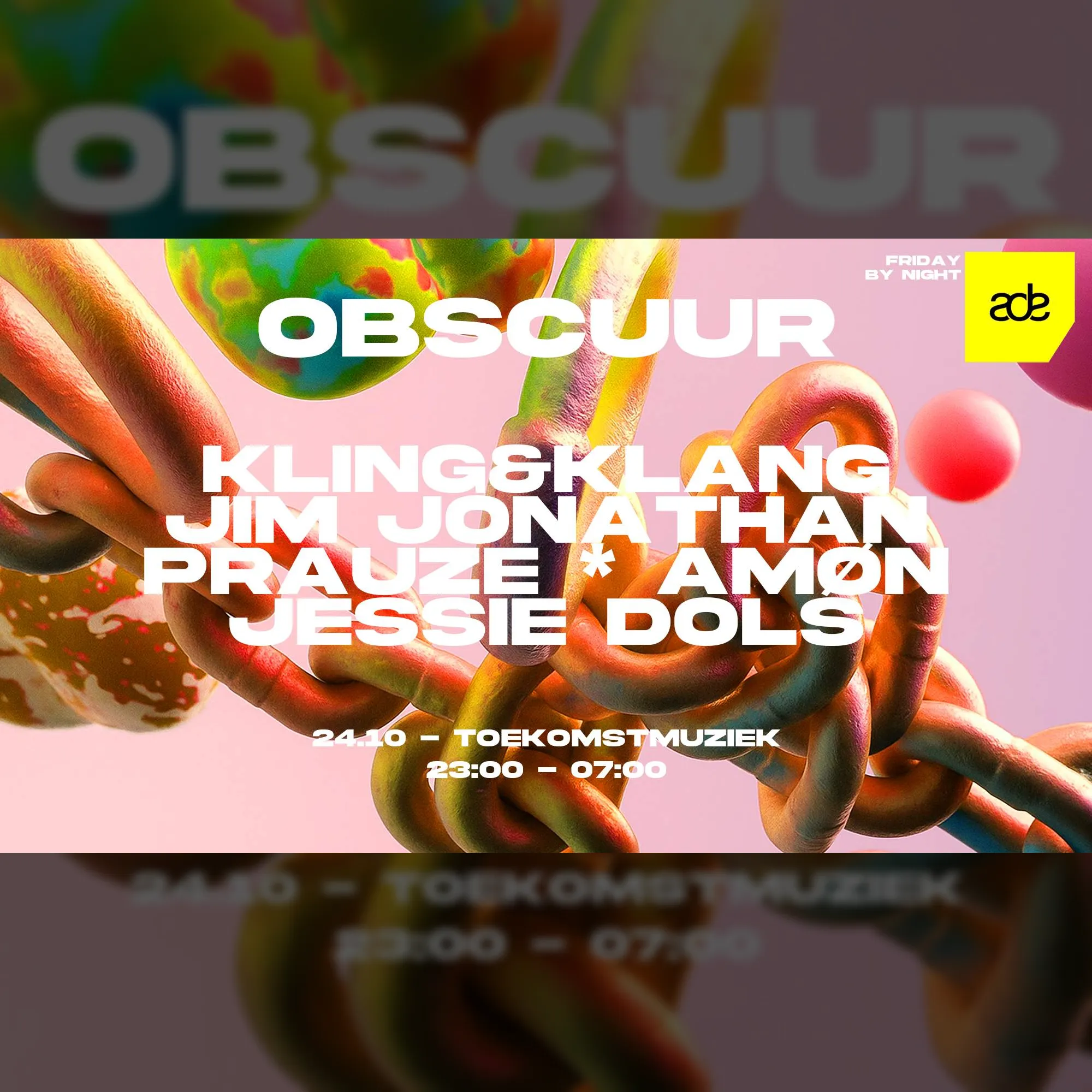 OBSCUUR w/ KLING&KLANG, Jim Jonathan, Prauze & More