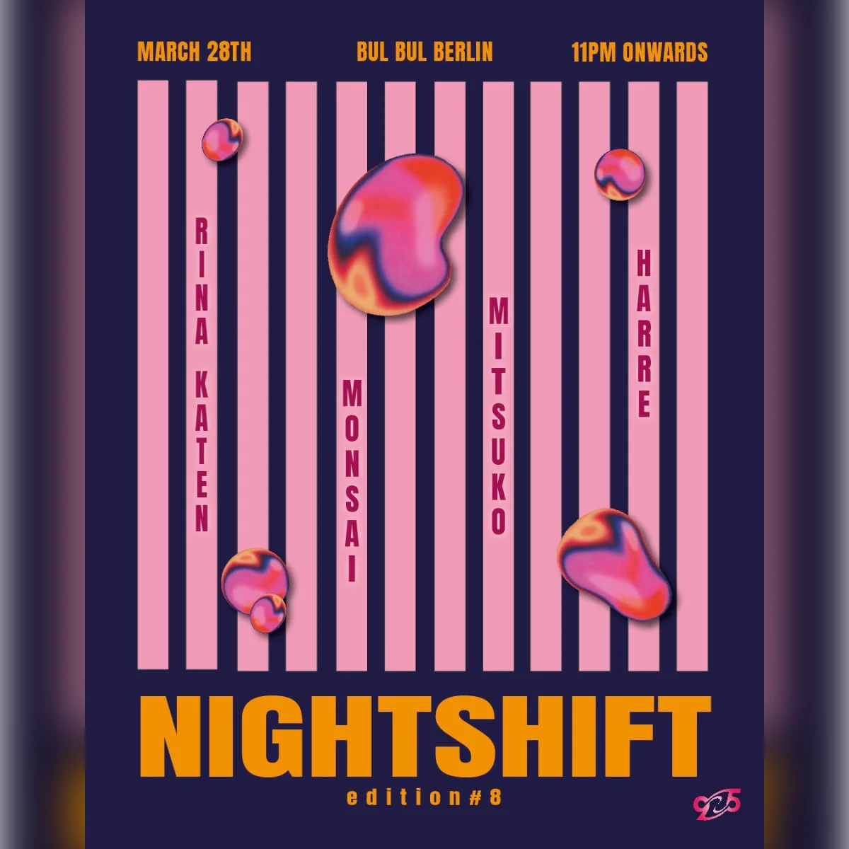 925 NIGHTSHIFT - Edition #8: Harre, Rina Katen, Mitsuko, Monsai