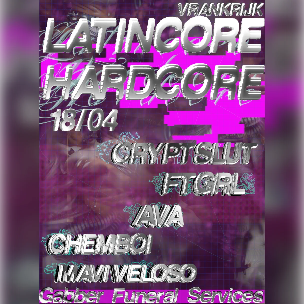 Latincore Hardcore - Gabber Funeral Services - Queer Klub Night