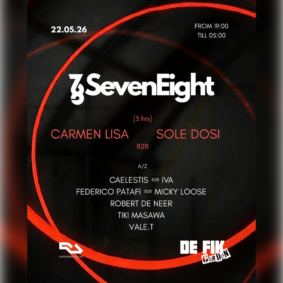 SevenEight at De Fik Garden: Carmen Lisa, Sole Dosi and more