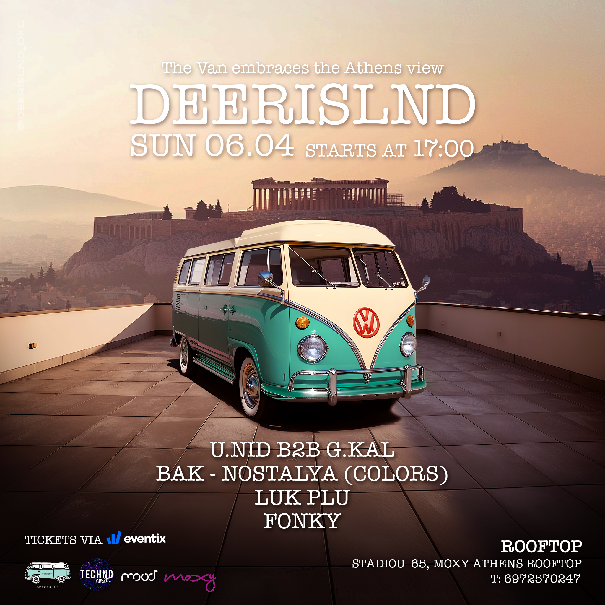 The Van Embraces the Athens View