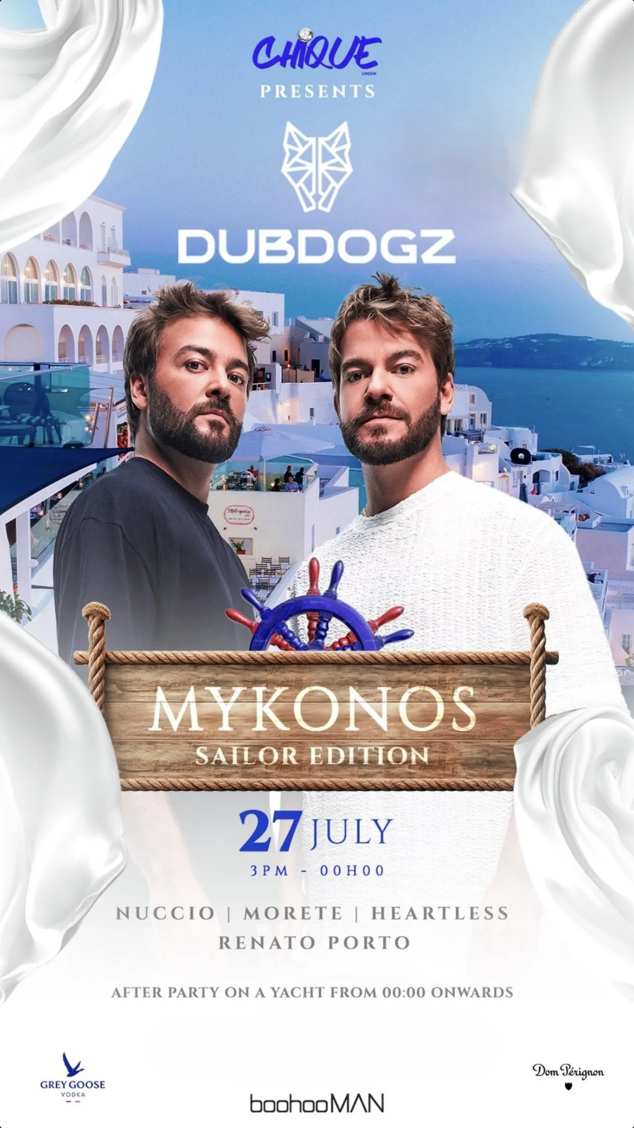 CHIQUE MYKONOS / SAILOR EDITION WITH DUBDOGZ