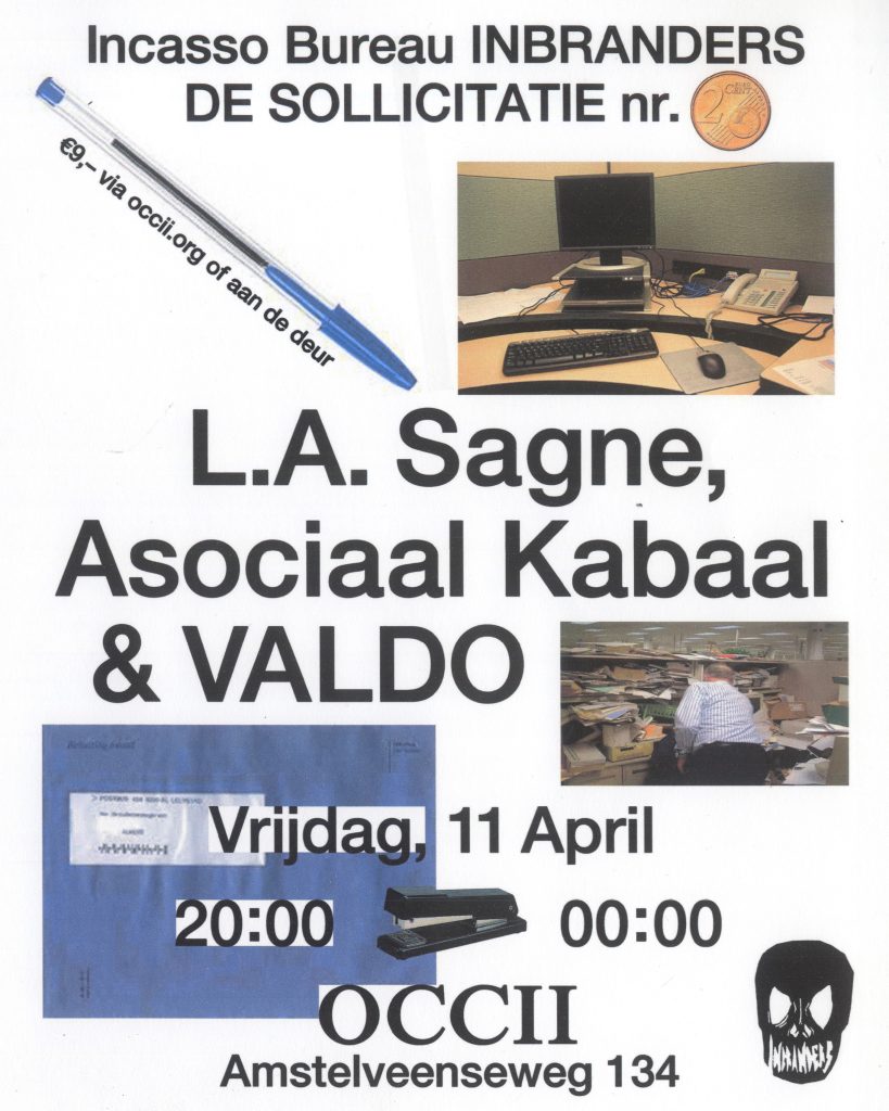 INBRANDERS PRESENTS: DE SOLLICITATIE #2 [LIVE: L.A SANGE + ASOCIAAL KABAAL + VALDO]