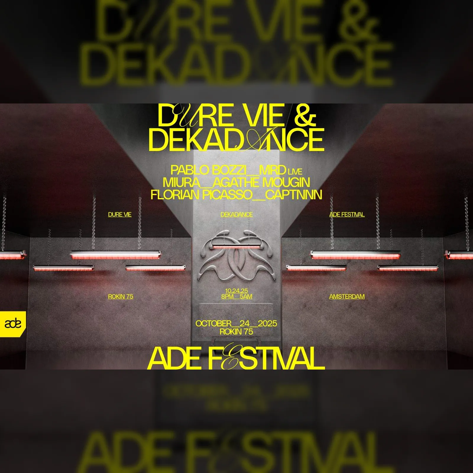 Dure Vie & Dekadance with MRD (live), Pablo Bozzi, Miura, Agathe Mougin