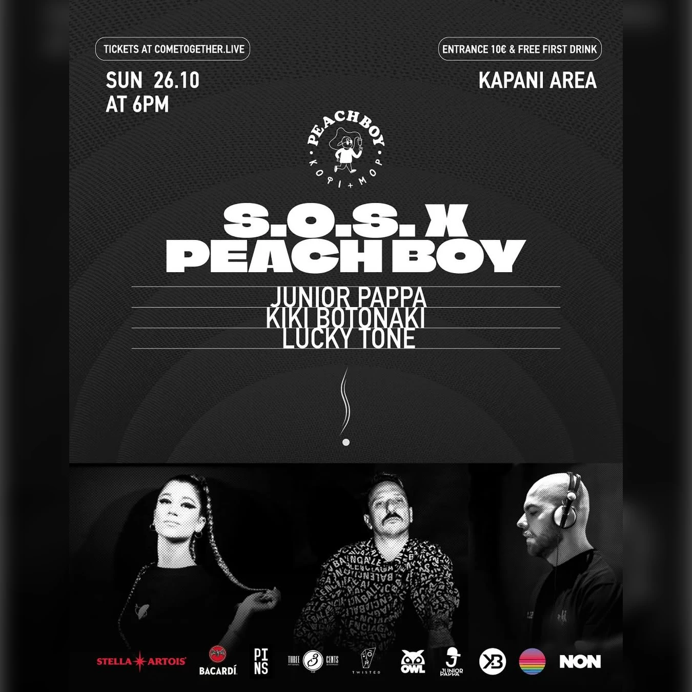 S.O.S. x Peach Boy @Kapani