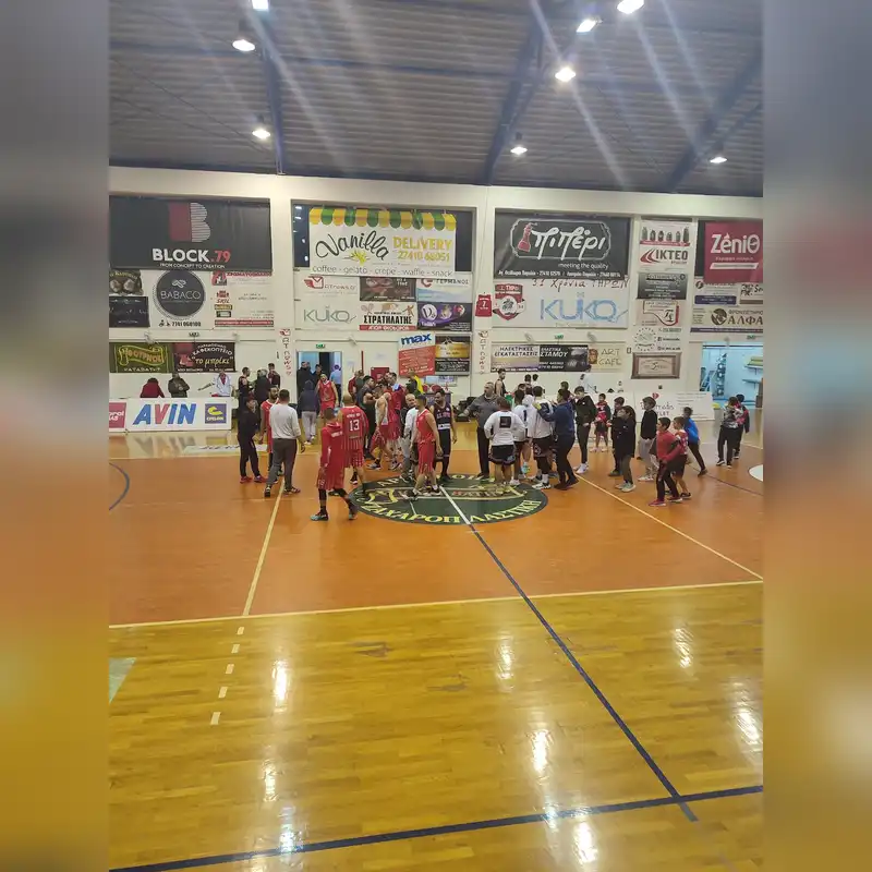Κρομμυώνιο Κλειστό Γυμναστήριο Αγίων Θεοδώρων in Agios Nikolaos