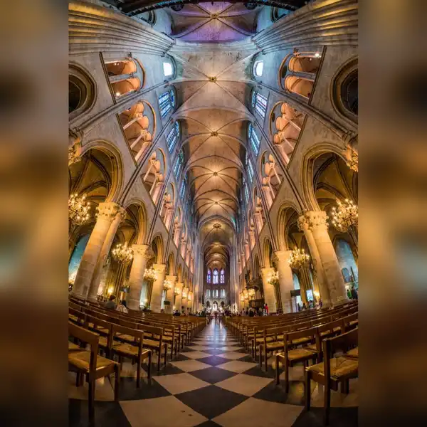 Notre-Dame Cathedral of Paris in Paris